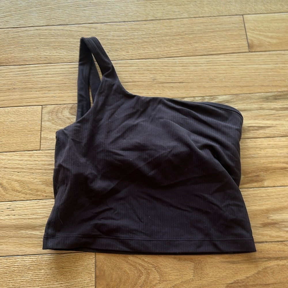 lightly worn, Brown, size 4 Lululemon exercise top